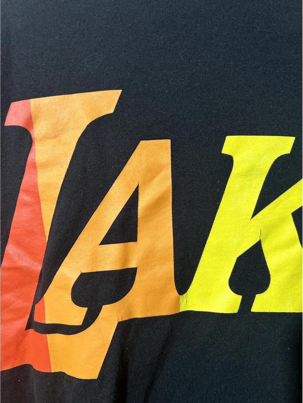 Los Angeles Lakers Spirit Jersey Mens XL Pride Night Long Sleeve Shirt Rainbow - Picture 4 of 10